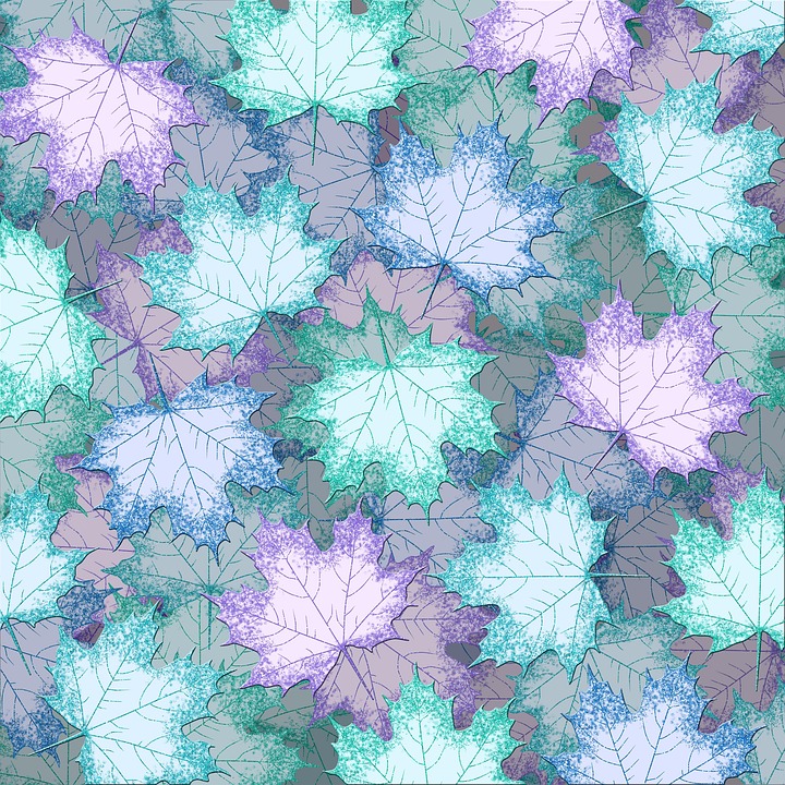 Download Leaves, Glitter, Background. Royalty-Free Stock Illustration