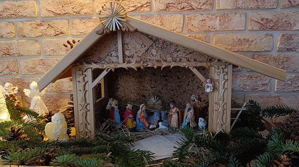 Free Jesus Crib photo and picture