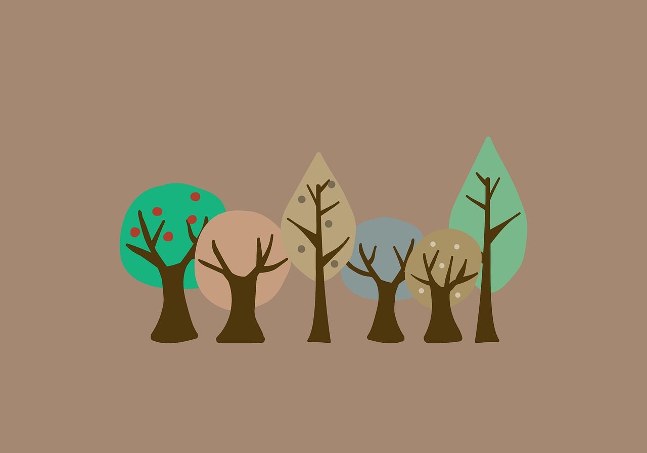 Download Trees, Nature, Landscape. Royalty-Free Stock Illustration ...