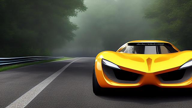 Free ki-generated race car sports car illustration