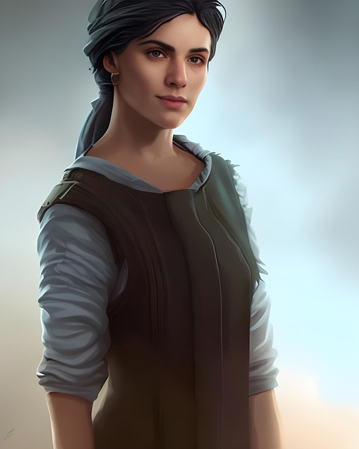 Free woman young pretty illustration