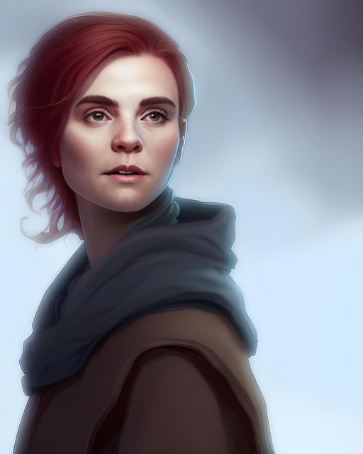 Free woman young character illustration