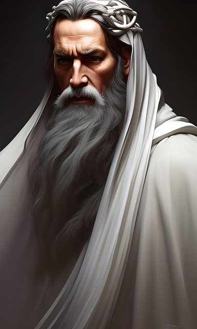 Free druid celtic ancient times illustration
