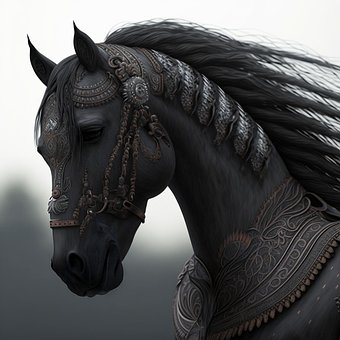 Free Horses Nature illustration and picture