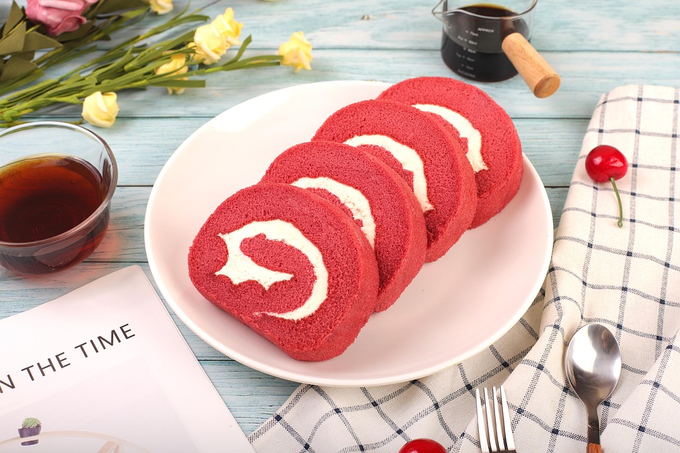 Backen Swiss Roll 红丝绒瑞士卷 - Pixabay上的免费照片