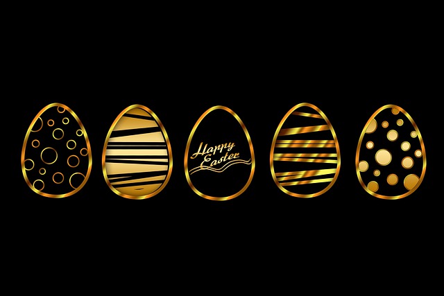 Free easter easter celebration easter eggs illustration