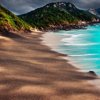 Strand, Natur, Øya, Sand, Hav, Ocean