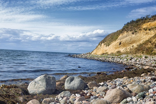 Strand, Kyst, Ocean, Klipper, Østersøen