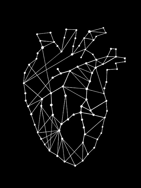 Free a heart sketch line graphics illustration