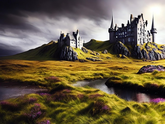 Download free HD stock image of Ai Generated Fortress Free ai generated fortress medieval illustration
