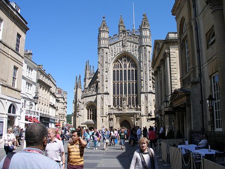 Bath, England, Cathedrale, Gebäude
