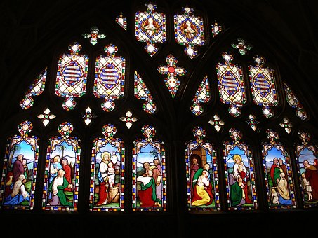 Kirchenfenster, Kathedrale, Glouchester