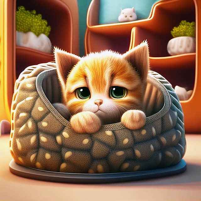Free ai generated cat kitten illustration