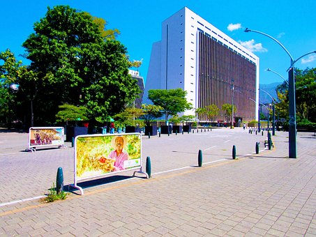 Azul, Querida, Cidade, Arquitetura