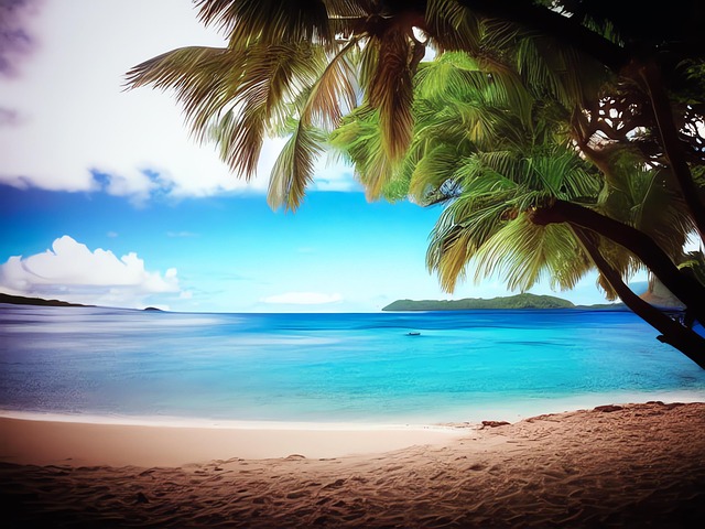 Download free HD stock image of Generated Sea Free generated sea seaside illustration