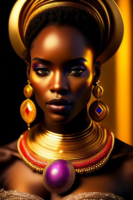 Free ai generated woman face illustration