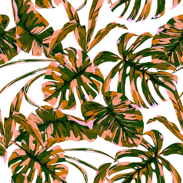 Free sheets tropical summer illustration