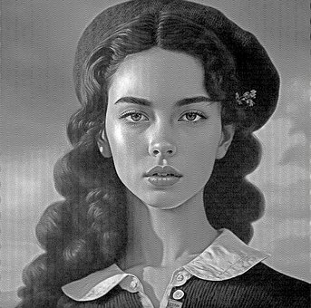 Kvinne, Skjønnhet, Portrett, Maleri