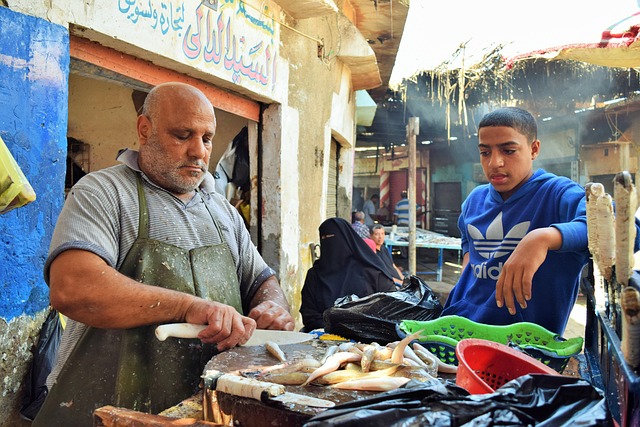 Fish Market Seller - Free photo on Pixabay