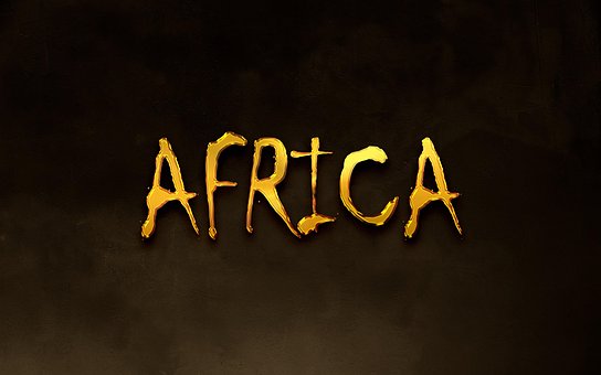 Social, Afrika, Guld Tekst, Tekst, Sort