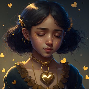 Ai Generado, Niña, Niño, Joyería, Joya