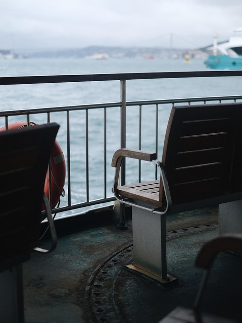 Stol, Båd, Hav, Vinter, Kold, Istanbul