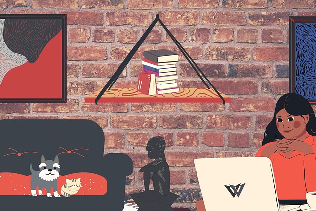 Download free HD stock image of Working Home Office Free working home office computer illustration