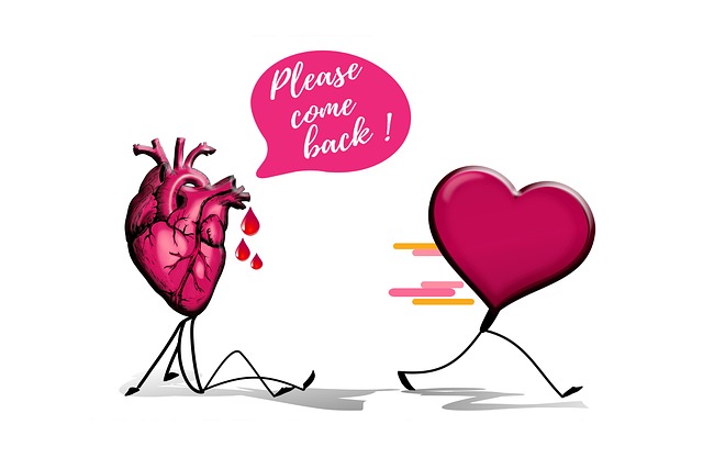 Free heart love heart pain illustration