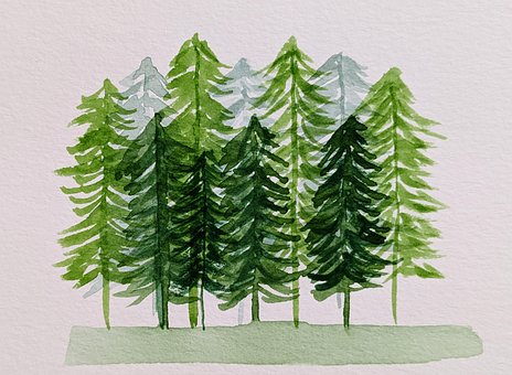 Free Trees Forest illustration and picture