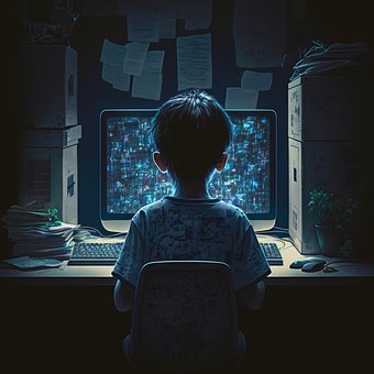 Ai Generado, Hacker, Computadora, Robot