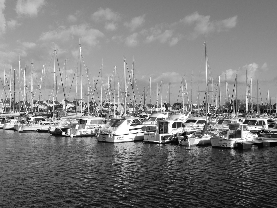 Black And White Photo Marine Port - Free photo on Pixabay - Pixabay
