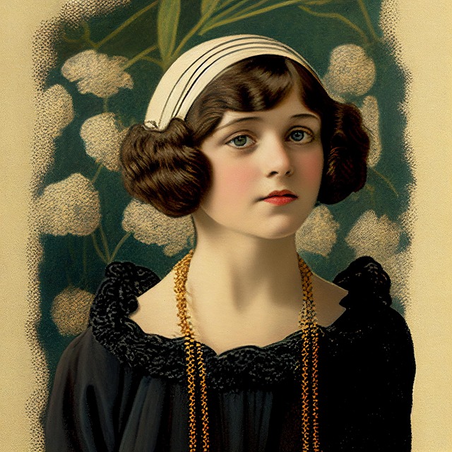 Free ai generated woman portrait illustration