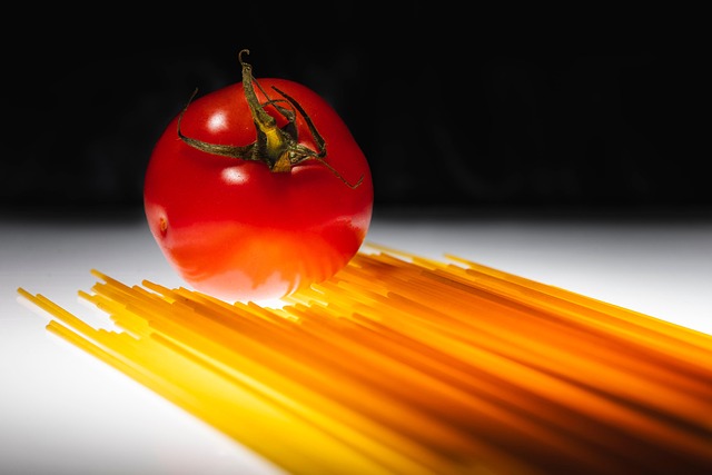 Tomate, Pasta, Mahlzeit, Lebensmittel