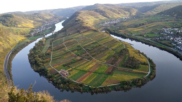 Moselle, Deutschland, Fluss, Weinreben