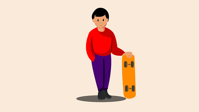 Free boy sports outdoor sports vector