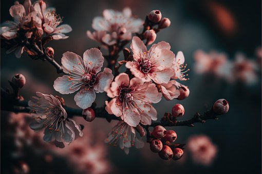 Flor, Flor De Cereza, Sakura, Florecer
