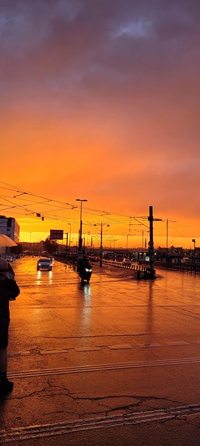 Pôr Do Sol, Paraíso, Sol, Estrada