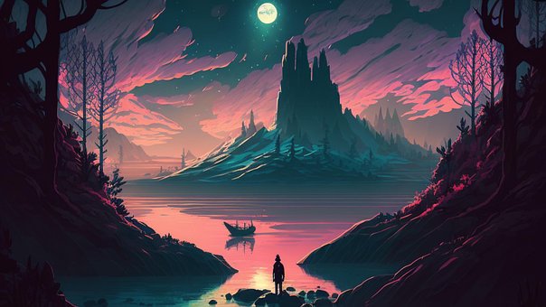 Free Sad Landscape illustration and picture