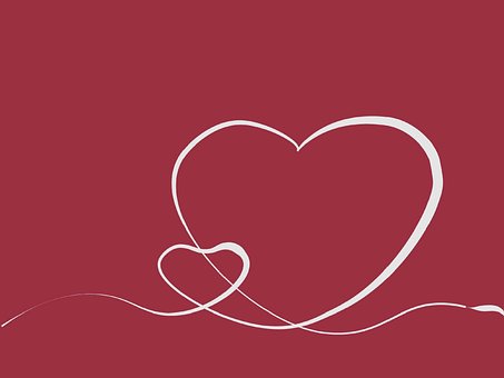 Coração, Amor, Textura, Padronizar