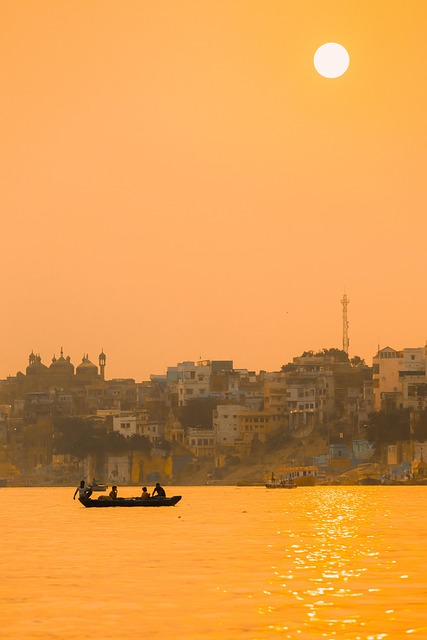 Free Boat Sunset photo and picture