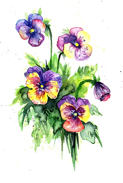 Free Violet Flower illustration and picture