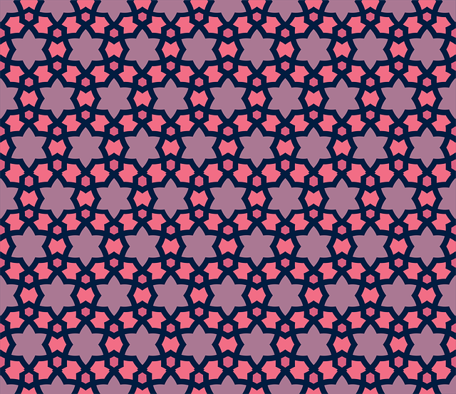 Free geometric shapes pink vector