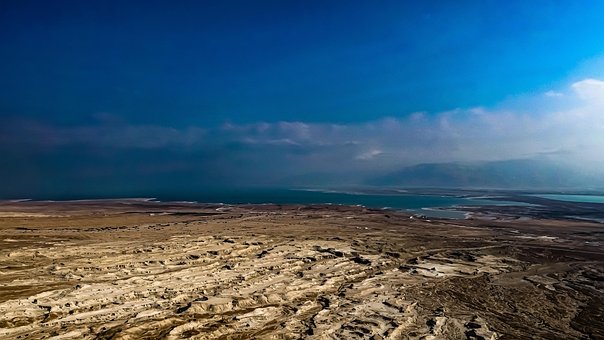 Israel, Meer, Wüste, Trocken, Dürre, Tot