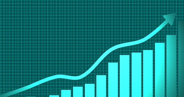 Free progress investment chart illustration
