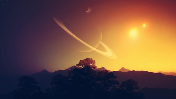 Planeta, Galáxia, Universo, Estrelas