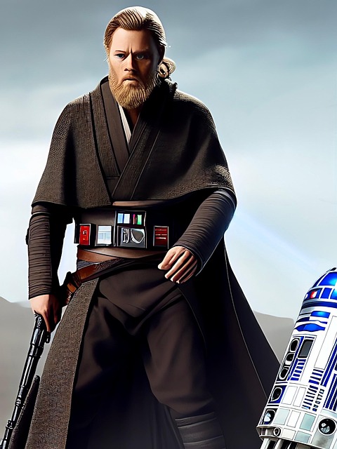 Free ki-generated star wars obi wan kenobi illustration