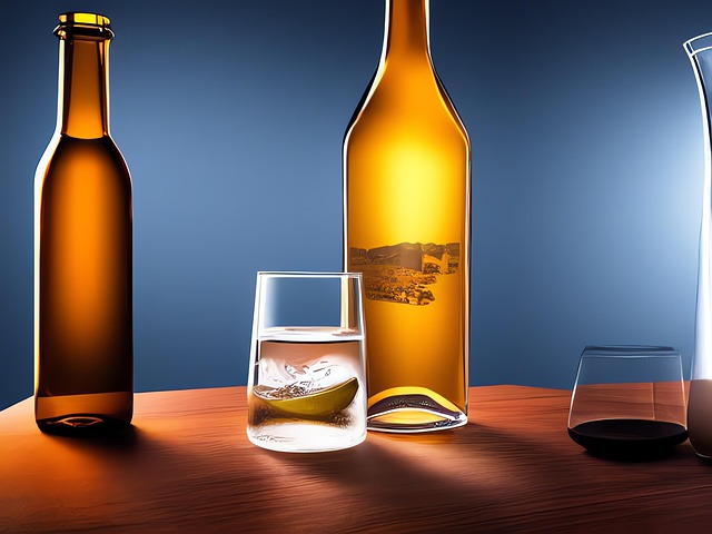 Free ai generated alcohol glass illustration