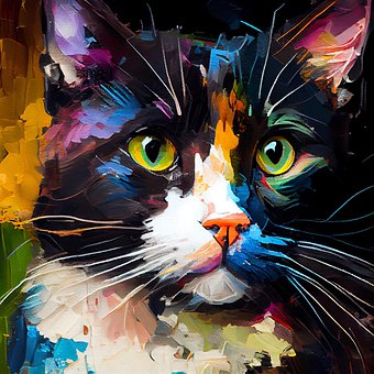 Free Cat Oil illustration and picture