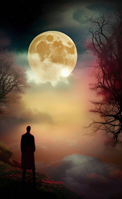 Free silhouette mood man illustration