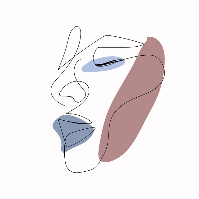 Free woman face head illustration